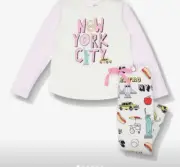 BNWT Peter Alexander kids New York PJ set size 8