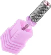 WOFASHPURET Portable Nail Drill Bits Tungsten Steel Grinding Head Manicure Drill Bits for Nail Salon