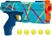 [NERF] Rival Kronos XVIII-500 Blaster, Breech-Load, 5 Rival Rounds, Spring Action, 90 FPS Velocity, Teal Color Design (Amazon Exclusive), (F4730)