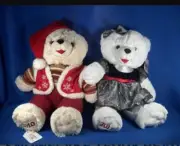 2010 & 2012 Dan Dee Snowflake Large Teddy Bear Stuffed Animal