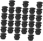 HOMSFOU 300pcs Abs Plastic Furniture Holes Plugs Wood Screw Hole Covers Round Decorative Stoppers