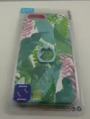 leaf theme iPhone 6 plus, 7 & 8 + plus phone case plastic cover and back ring
