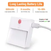 Led Motion Sensor Light USB Rechargeable PIR Wall Cabinet Stair Night Light Lamp