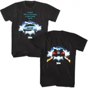 Back to The Future Driving Through Men's T Shirt
