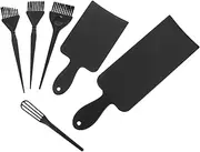 Gogogmee 6pc Hair Dye Kit Set Coloring Comb Brush for Salon Home Use Easy Highlighting Board for Dyeing