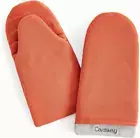 Oven Mitts - 100% Organic Cotton Oven Mitt - Double-Layer & Stain-Resistant Stit