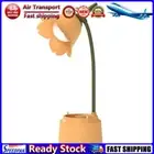 LF# Cute Flower Bird Reading Lamp Touch Switch USB Charging for Home Decor (Oran