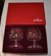 BACCARAT PERFECTION MEDIUM BRANDY GLASS, Hand-Blown Crystal, Made in France, 2PC