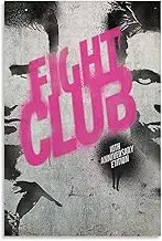 Classic Comic Poste Fight Club Canvas Art Poster and Wall Art Picture Print Modern Family bedroom Decor Posters 12x18inch(30x45cm)