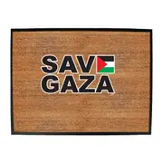 Save Gaza - Funny Novelty Doormat Man Cave Floor mat