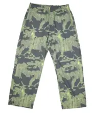 Diesel Plain Weave Gray Camouflage High Rise Wide Leg Comfort Pants Mens 34 *