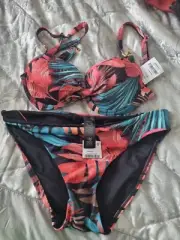 WOMENS BIKINI SET by NEXT NEW TOP 32c push up padded 12 BNWT