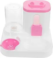 Abaodam Automatic Pet Feeder Water Dispenser Cat Dog Food Bowl High Capacity Cat Water Fountain for Convenient Daily Feeding Easy to Clean Long Lasting Pet Accessory