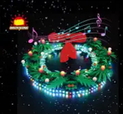 Brick Shine - Light Kit for Lego Christmas Wreath 40426 (NEW)