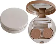[VALICLUD] 2Sets Adorable Lens Organizer Portable Leakproof Cosmetic Lens Containers Cute Cases for Travel Easy Access for Outdoor Activities and Daily Use Milk