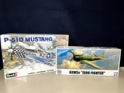 Two Model Fighter Planes Revell & Premium Hobbies NEW 1:48 & 1:72