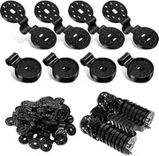 50 Pieces Round Shade Cloth Plastic Clips Upgraded Sunshade Net Fixing Clip Shade Fabric Clips Attachment and Placement for Sun Shade Net Anti Bird Netting Garden Netting/Shade Netting
