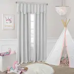 Elrene Home Fashions Adaline Nursery and Kids Room Darkening Window Curtain Panel, 52 x 63