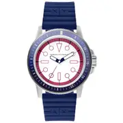 Armani Exchange Two Tone Blue Silicone Strap Men’s Watch (AX1859)