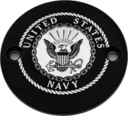 Custom Engraving - M8 Timer Cover Navy Black - NAV16-63BG