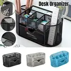 Metal Desk Organiser Multifunction Pen Holder Storage Box for Office and Home AU
