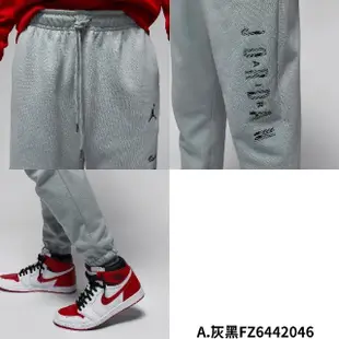 【NIKE 耐吉】長褲 Jordan CNY 男款 龍年 加絨 抽繩 拉鍊口袋 寬鬆 棉褲 褲子 單一價(FZ6442-070)