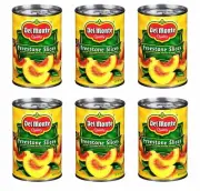Del Monte Canned California Freestone Sliced Peaches, 15.25-Ounce (Pack of 6)