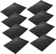 TOGEVAL Aesthetic Stamp Display: 10 Pack Double-Sided Stamp Album Sheets for Easy Sorting and Categorization
