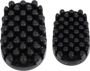 Dreadlock Hair Brush Curling Hair Combs Set, 2Pcs Rubber Curling Twist Comb,Curling Twisted Hair Brush Afro Braid Dreadlocks Comb,Rubber curling Twisted Hair Combs