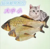 在飛比找Yahoo!奇摩拍賣優惠-(中號 40cm)鯽魚造型抱枕/貓薄荷魚/造型抱枕/寵物玩具