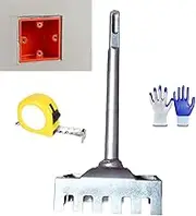 Creative Square Hole Cutter for Electrical Box, Rectangle Slot Cutter, Concrete Bushing Bit for Hammer, Fast Wall Square Hole Puncher - for Electric Hammer, for Installing Switch Box Socket