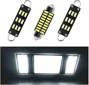 3pcs Interior LED Lights Map Dome Bulbs Replacement for 1988-1998 Chevy Silverado & Chevy GMC C1500 K1500