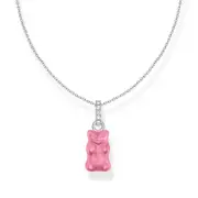 Buy Necklace with pink Goldbear pendant and stones silver by Thomas Sabo online - THOMAS SABO Australia