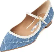 PELLICO(ペリーコ) Perico 0884 ANDREA10 DENIM MARY JANE Women's Flat Shoes