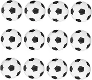 Toddmomy 12 Pcs Mini Foosball Balls Table Football Accessories Easy to Carry Sturdy Construction for Tabletop Games Parties Competitions