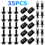 35× For Honda Body Bolt U-nut Clip M6 Engine Cover Undertray Splash Shield Guard