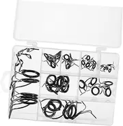BESPORTBLE 45pcs Fishing Pole Guide Eyelets Fly Fishing Tools Micro Rod Tips Repair Saltwater Rod Gear High Carbon Steel Fix