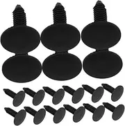 Mobestech 30pcs Black Car Retainer Fasteners Universal Clip For Car Interior Nylon Bumper Clips Easy Installation