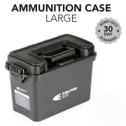 Evolution Gear Large Ammunition Case Weatherproof Ammo/ Dry Box - Black #ac_large_b