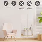 8pcs Mirror Wall Sticker Self Adhesive Mirror Tiles Acrylic Squares Mirror wenRp