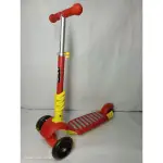 SCOOTER兒童三輪平衡滑板車（黑色發光輪）