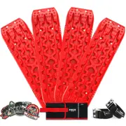 X-BULL 2 Pairs Recovery tracks Sand Mud Snow 4WD / 4x4 ATV Offroad Stronger Gen