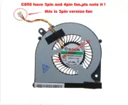 For Toshiba C855 C870 C875 L850 L850D L855 L870 L870D L875 CPU Cooling Fan 3pin