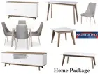 HOME PACKAGE OSLO 10 pce dining suite coffee sofa lamp table buffet tv unit
