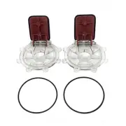 2 xCheck Valve Cover Assembly Flapper Spring Seal Kit Replacement For Jandy 7056