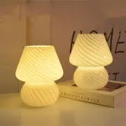 Living Room Plug Room Decor Mushroom Lamp Night Light Vintage Desk Lamp