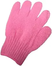 Sofeel Exfoliating Massage Gloves, Nylon, Pink, Fits, 2/Pack