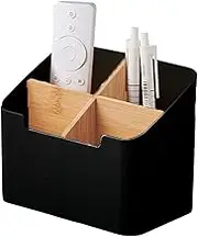 Remote Control Holder,Caddy Desktop Storage Organizer - Bedside Table Desk Storage Organizer for Remote, Stationery, Cosmetics