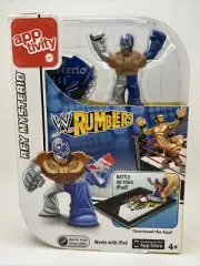 MATTEL APPTIVITY WWE RUMBLERS REY MYSTERIO , WORKS WITH IPAD, NEW