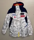 Spyder Mens US Alpine USA Ski Team GTX Gore-Tex Primaloft Jacket L Snow Camo NEW